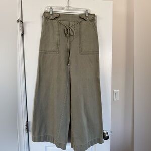 Joie Olive Wide Leg Pants